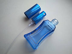 Від 100шт. 30 мл Белліні синій флакончик, флакон, пляшка, скляний в комплекті з розпилювачем,спреєм 18/415