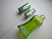 От 100шт. 30 мл Беллини зеленый флакон, атомайзер, флакончик стеклянный в комплекте с распылителем