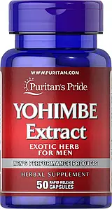 Йохімбе екстракт Puritan's Pride Yohimbe Extract Exotic Herb for Men 50 капс.