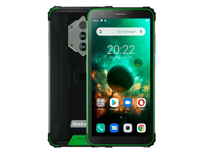 Мобільний телефон blackview bv6600 green 4+64 GB 8600mAh