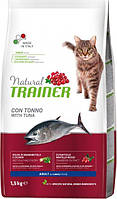 Сухой корм для взрослых котов Trainer Natural Super Premium Adult with Tuna с тунцом 1.5 кг