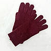 Рукавички жіночі зимові ODYSSEY  (ангора+вовна+ПА) бордо One Size (4078), фото 3