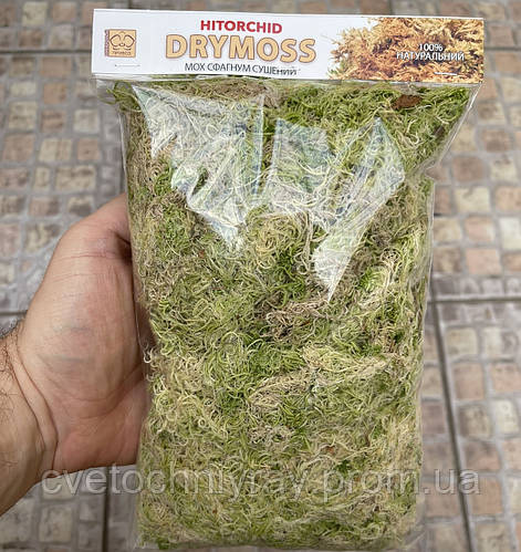 Купить Мох сфагнум сушений 1 л Drymoss, цена 35 грн — Prom.ua (ID ...