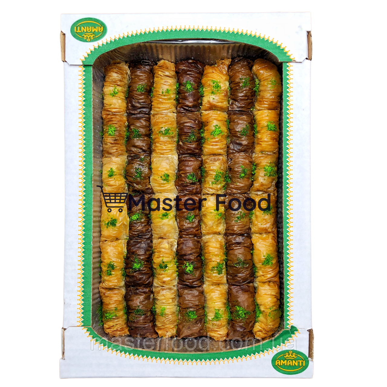 Пахлава Шоколад + Classic з грецьким та фісташками 1кг.