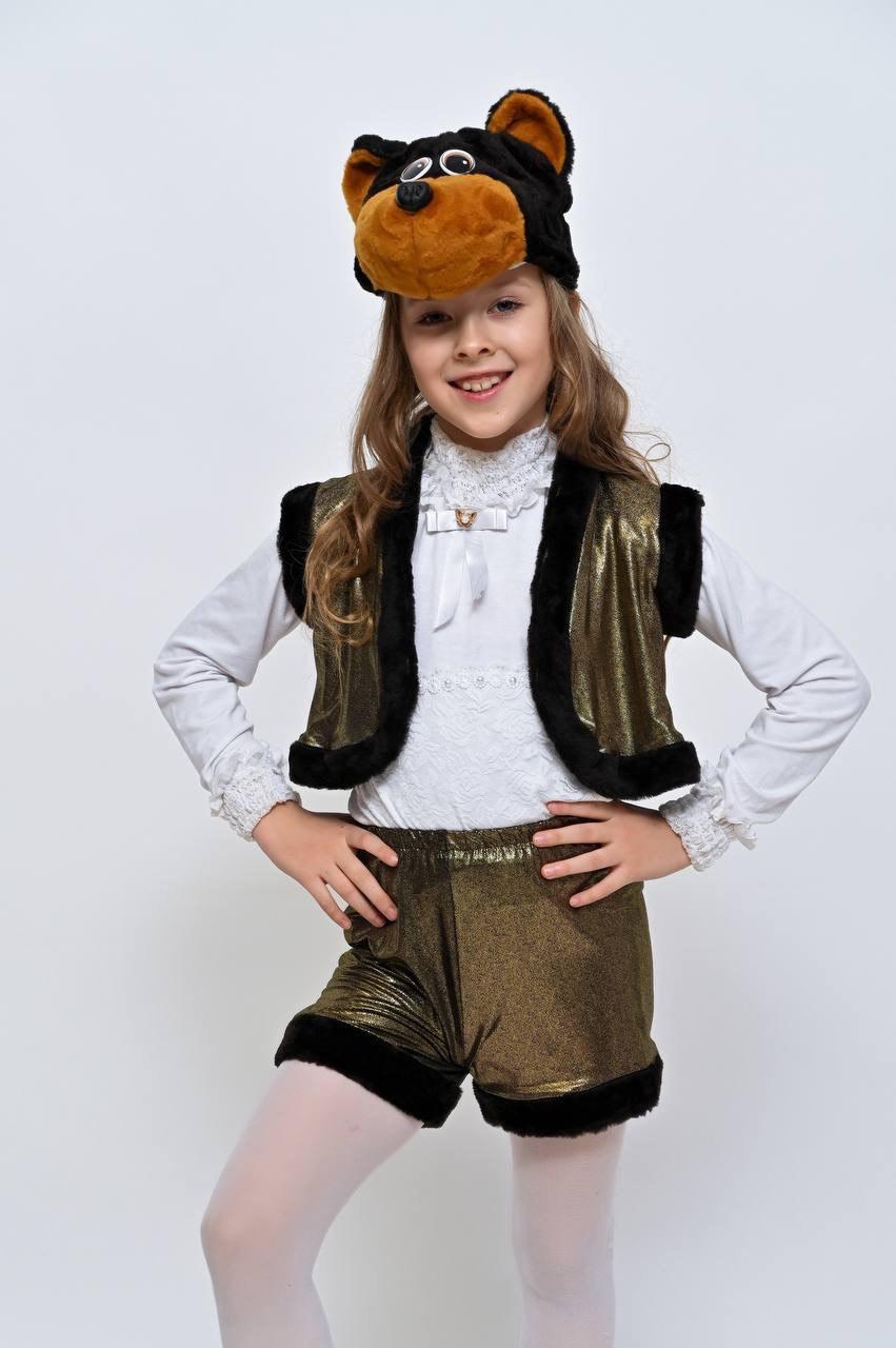 Дитячий карнавальний костюм ведмідь із лазерки 3-7 років, фото 1