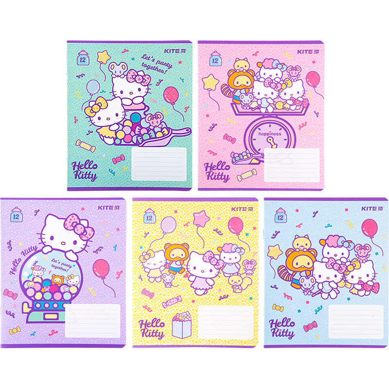 Зошит шкільний Kite 12 аркушів клітинка Hello Kitty hk22-232