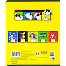 Зошит шкільний Kite 12 аркушів у лінію Snoopy sn22-234, фото 7