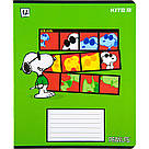 Зошит шкільний Kite 12 аркушів у лінію Snoopy sn22-234, фото 10