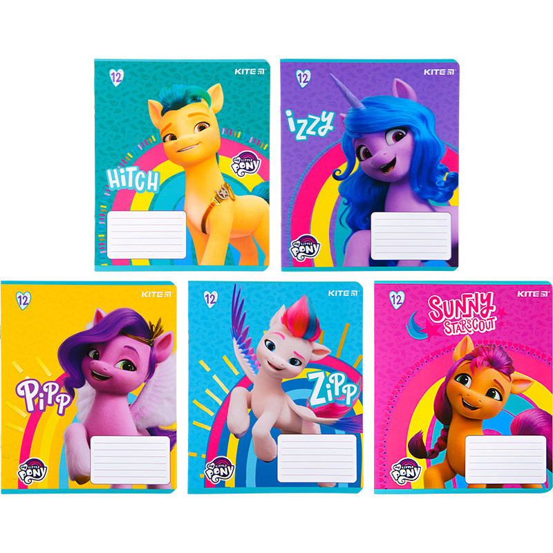 Зошит шкільний Kite 12 аркушів у лінію My Little Pony lp22-234