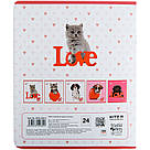 Зошит шкільний Kite 24 аркушів клітинка Studio Pets sp22-238-2, фото 5
