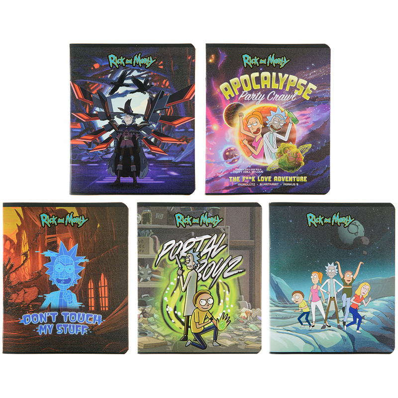 Зошит шкільний Kite 24 аркушів у лінію Rick and Morty rm22-239