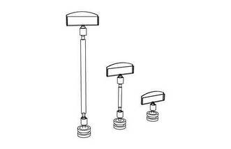 Цінникоутримувач 50 мм на магніті, Тримач цінника для металевої полиці, стелажу (5045), фото 2
