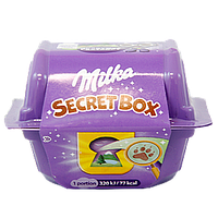 Конфеты шоколадные с игрушкой внутри Milka Secret Box, 14,4г , Польша, для мальчиков и девочек, милка секрет