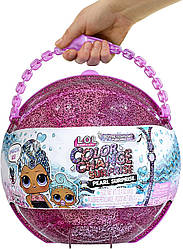 Набір LOL Glitter Color Change Pearl Surprise Перлина-сюрприз рожевий. Перлинна куля лол (118992)