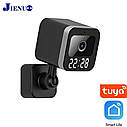 Камера відеоспостереження 1080P з годинником Jienuo G6M black. Tuya, фото 3
