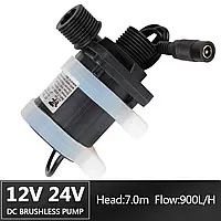 Насос водяний циркуляційний JT750 IP68 US Plug DC 12V Безшумний для котла опалення