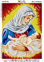 Схема для вышивки бисером Мать и младенец