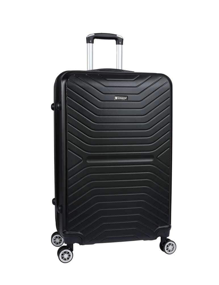 Середня валіза Worldline 625 Airtex (Франція) Чорний