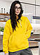 Худі товстовка жовтого кольору унісекс, фото 3