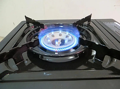 Портативна Плита газова в кейсі одноконфорочная з п'єзопідпалом / з адаптером під балон  (кейс)