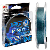 Леска-хамелеон антилёд Lineaeffe Take Mimetic (blue) 100м. 0.12мм. FishTest 2,8кг