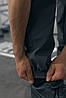 Водостійкі тактичні штани на флісі (46,48,50,56) Джогери Софтшел Сірі, фото 5