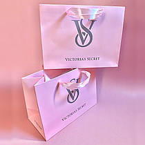 Рожевий подарунковий Пакет Victoria's Secret розмір S 200х150х90