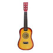 Дитяча дерев'яна Гітара на 6 струн Розмір 52 см. запасна струна, медіатор M 1370