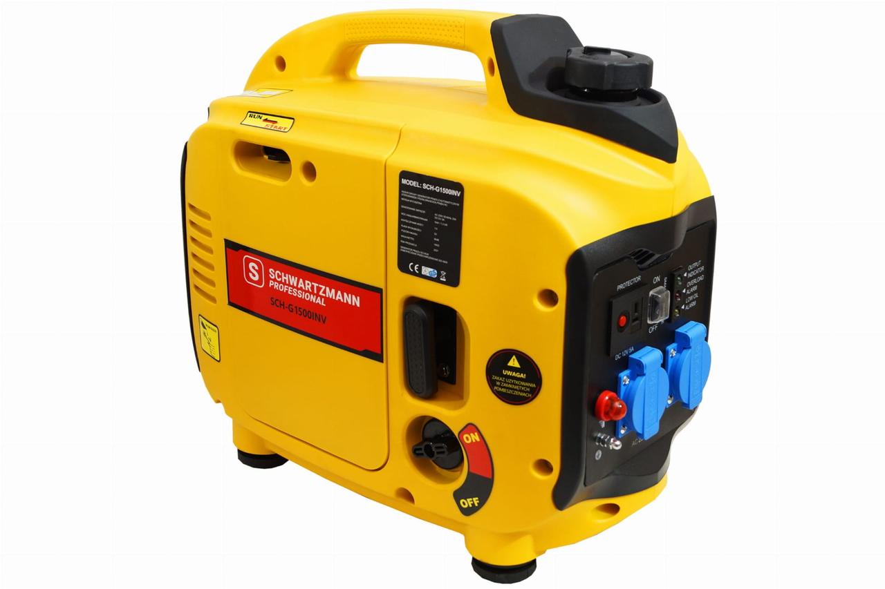 Інверторний генератор Schwartzmann SCH-G1500INV 1.3 квт, фото 1