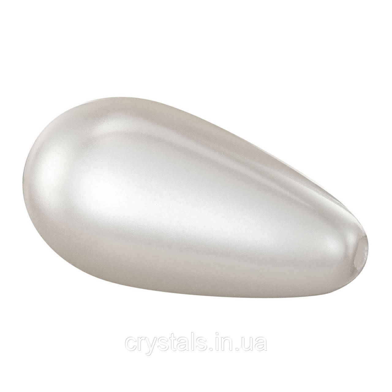 Перли краплі Preciosa (Чехія) 15х8 мм White, фото 1