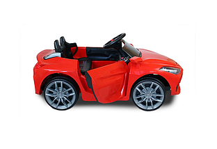 Дитячий електромобіль Just Drive GTS-1. Червоний, два мотори по 30 Вт., MP3, 6 к, фото 4
