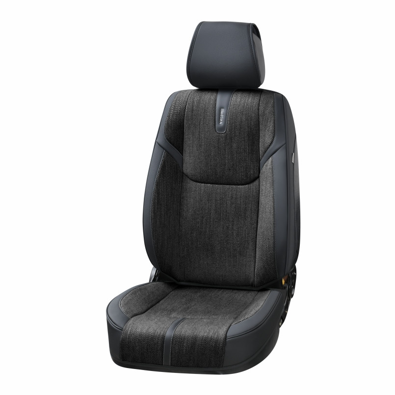 3D чохли на сидіння авто Beltex Manhattan авточохли універсальні комплект чорний (BX86100)