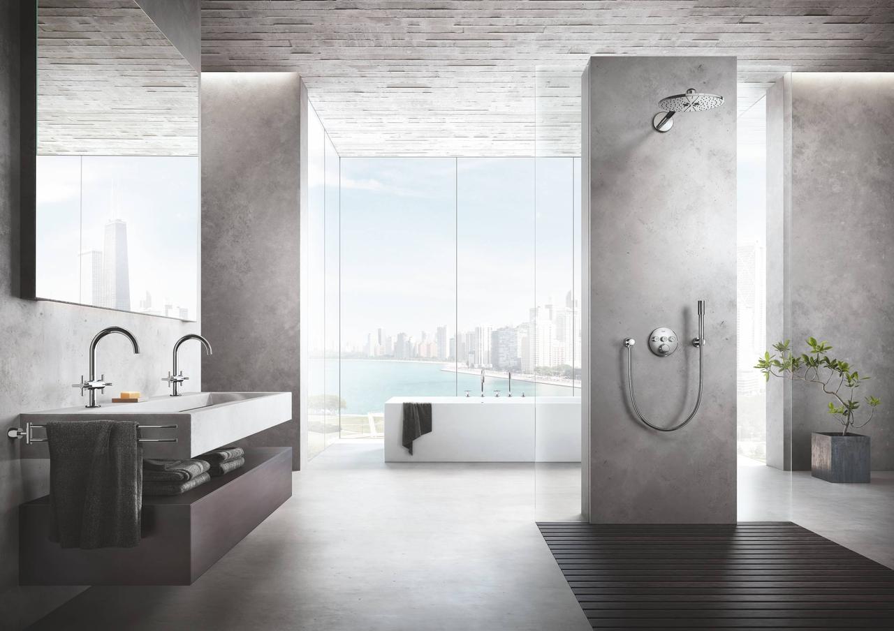 Душевая лейка-трубка GROHE Sena Stick 26465000 215мм латунная хром - фото 4 - id-p1711549092