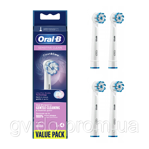 Купить Насадки на зубную щетку Oral-b Sensitive Clean EB60 Sensi Ultra ...