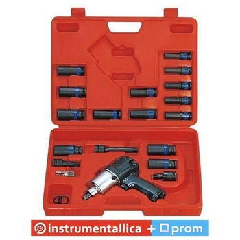 Набір із пневмогайковертом 1/2 678Нм 44118MP King Tony з головками