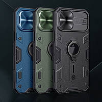 Чехол с кольцом подставкой Nillkin CamShield Armor для iPhone 12/ 12 Pro