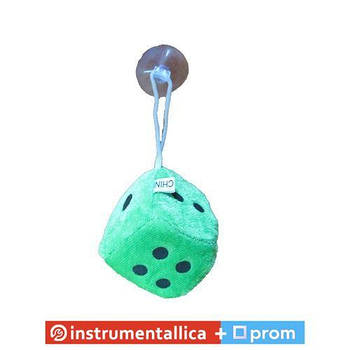 Іграшка Кубик на присоску 4,5 см зелений