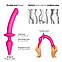 Анальна пробка з дилдо Strap-On-Me SWITCH PLUG-IN SEMI-REALISTIC DILDO FUCHSIA - L (м'ята упаковка), фото 4