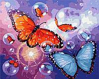 Картина по номерам Мыльные бабочки, 40х50 Brushme (BS22072)