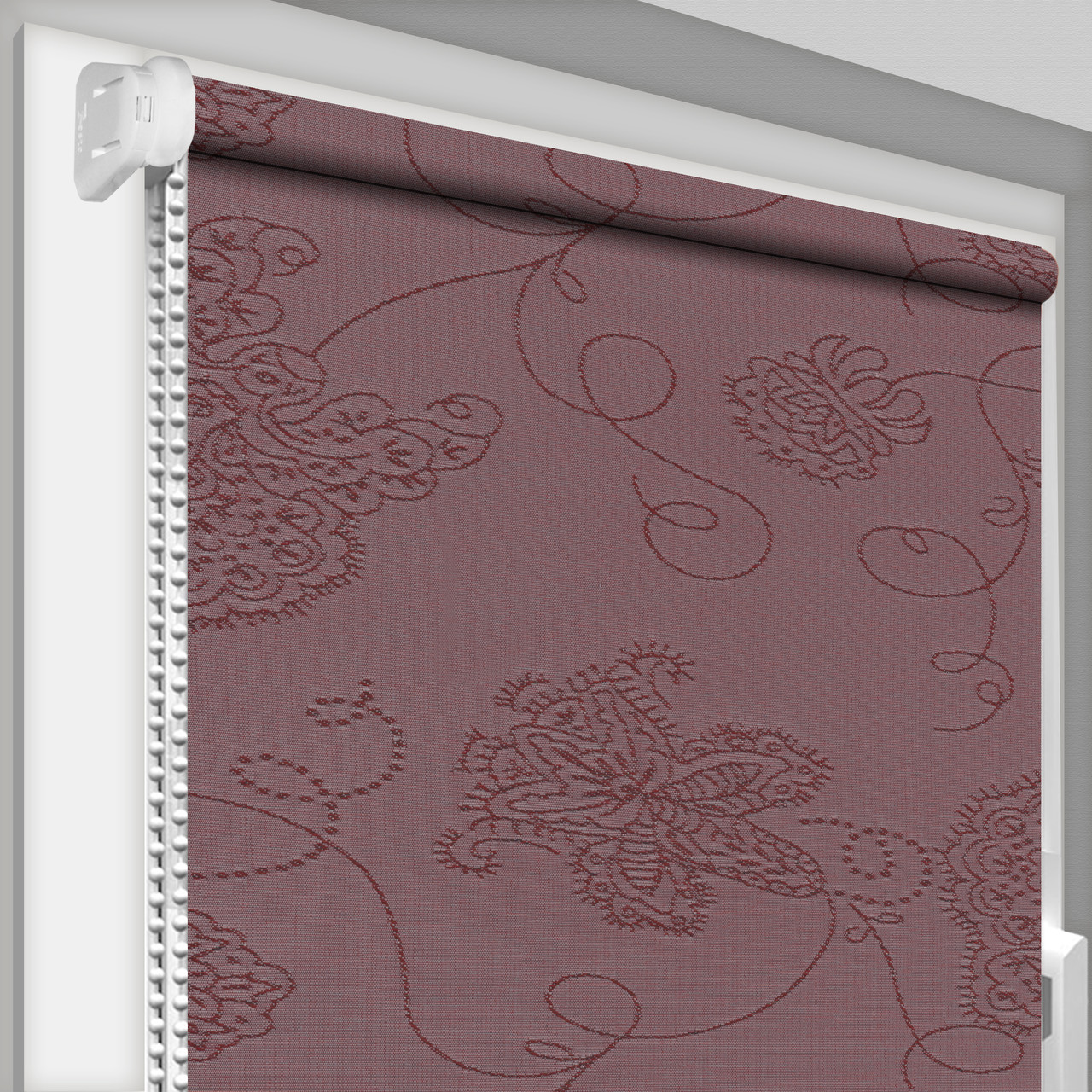 Рулонна штора TM "DecoSharm" Кінга 401 фіолетова