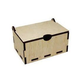 Цукорниця дерев'яна світла 150х100х70 мм.