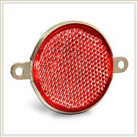 Катафот круг.Червоний метал.d=83мм "ФП-310Е"