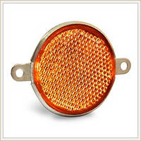 Катафот круг.Жовтогарячий метал.d=83мм "ФП-311Е"