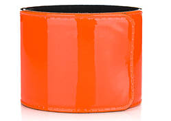 Браслет Світловідбивний 40 х 3 см жовтогарячий до 350 м (без упак)