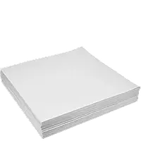 Бумага-пергамент оберточная для бургеров, выпечки 320х320 мм 45 г/м2, 1000 шт. белая целлюлоза
