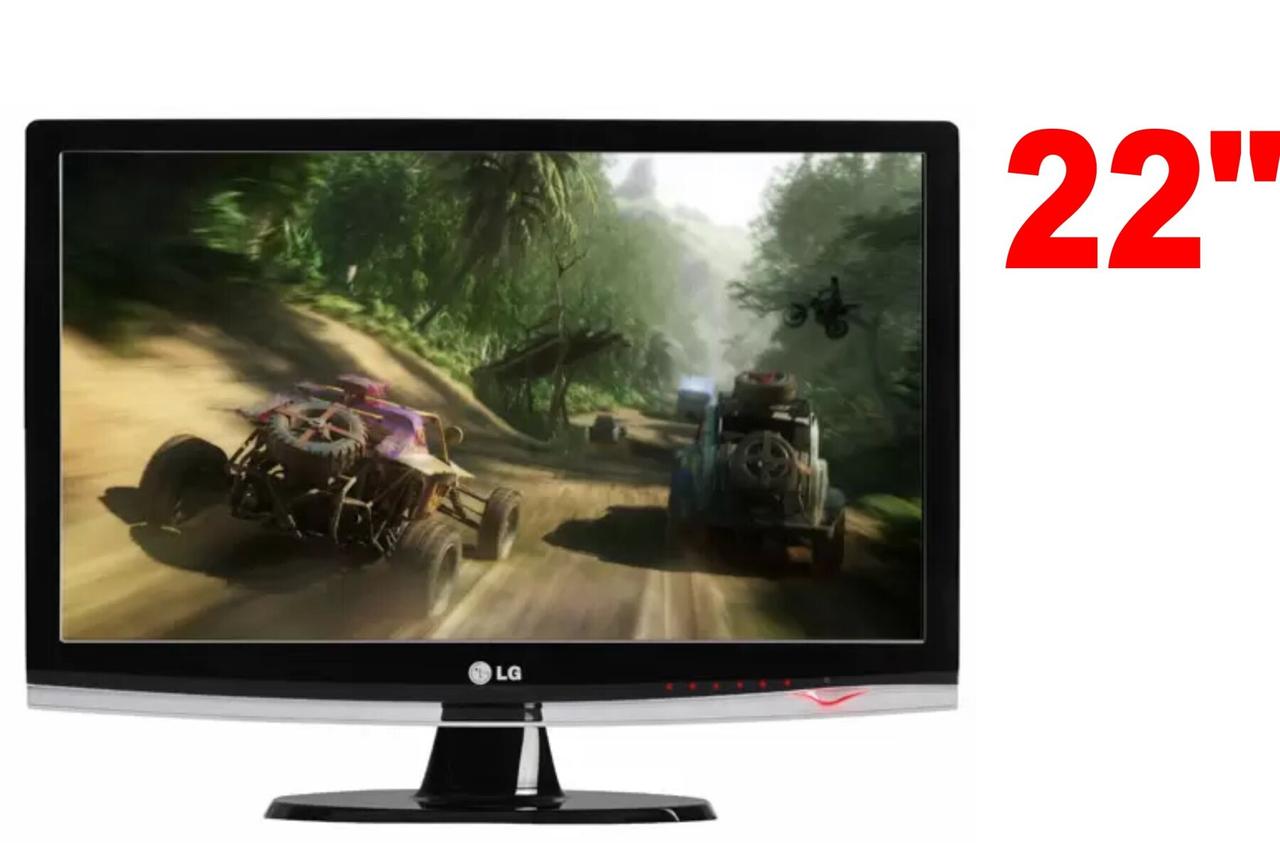 Монітор Б-клас LG W2253S-PF Black / 22" (1920x1080) TN / 1x VGA