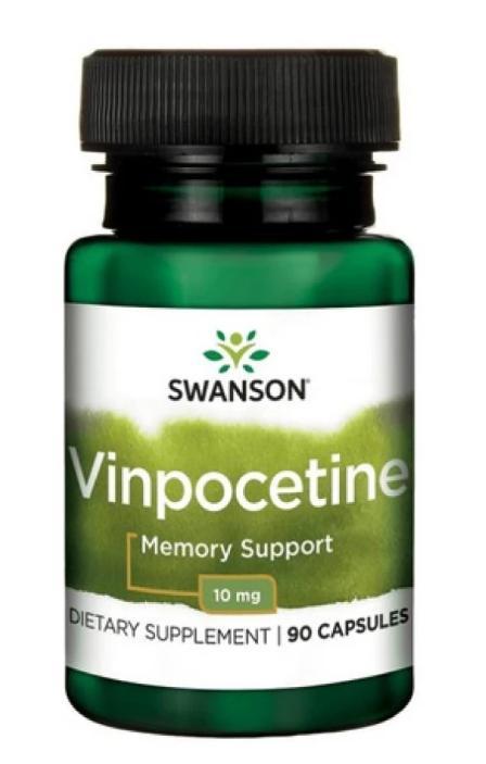 Добавка для здорової пам'яті та концентрації SWANSON Vinpocetine 10mg 90 капсул