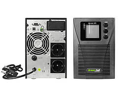 Джерело безперебійного живлення UPS Green Cell Online MPII 1000VA 900W LCD