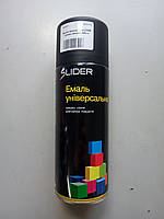 Краска аэрозольная черная матовая LIDER 400ml