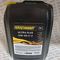 Масло моторное Eurostandart Ultra 15W-40 СИ-4/SL 10L JCB 4001/1845ES